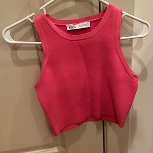 Zara Sleeveless Crop Top